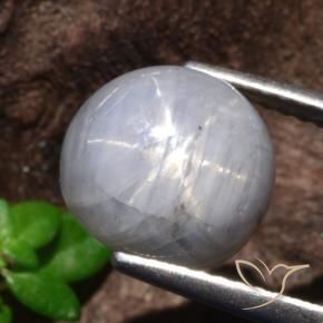 5.35克拉天然星光蓝宝石，椭圆形，不透明