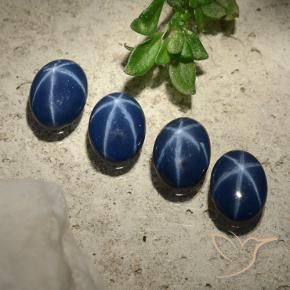 2.84克拉天然星光蓝宝石，椭圆形，不透明