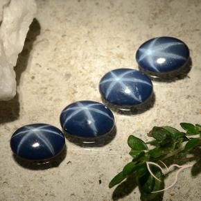 2.92克拉天然星光蓝宝石，椭圆形，不透明