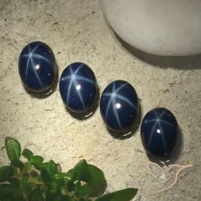 5.55克拉天然星光蓝宝石，椭圆形，不透明