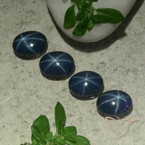 3.65克拉天然星光蓝宝石，椭圆形，不透明