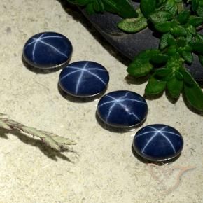 4.61克拉天然星光蓝宝石，椭圆形，不透明