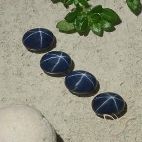 4.60克拉天然星光蓝宝石，椭圆形，不透明