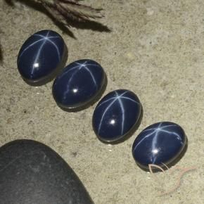 4.29克拉天然星光蓝宝石，椭圆形，不透明