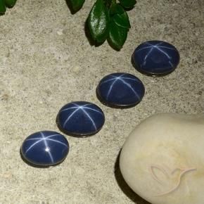 3.43克拉天然星光蓝宝石，椭圆形，不透明