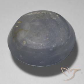 5.41克拉天然星光蓝宝石，椭圆形，半透明