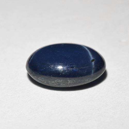 1.18克拉天然星光蓝宝石，椭圆形切割，7.1×5.2毫米，不透明
