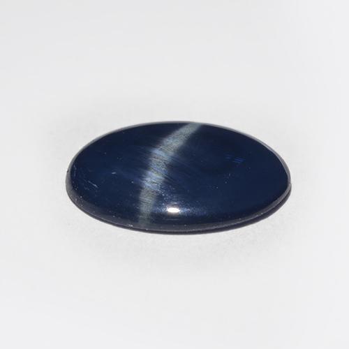 2.25克拉天然星光蓝宝石，椭圆形切割，10.7×8.9毫米，半透明