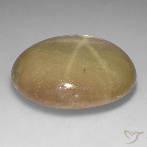 32.87克拉天然星光蓝宝石，椭圆形，不透明