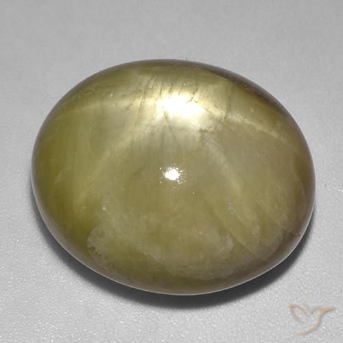 48.29ct 天然 土黄色 星光蓝宝石, 椭圆形, 不透明