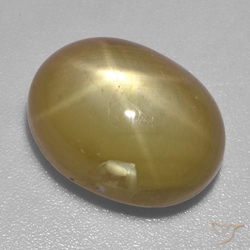 17.86克拉天然星光蓝宝石，椭圆形，不透明