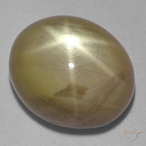 32.18克拉天然星光蓝宝石，椭圆形，不透明