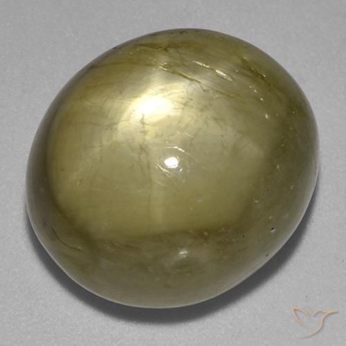 21.21ct 天然 黄金色 星光蓝宝石, 椭圆形, 不透明