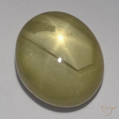 32.58克拉天然星光蓝宝石，椭圆形，不透明