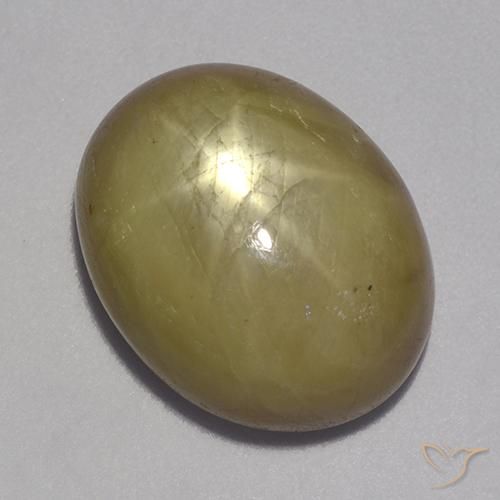 16.71克拉天然星光蓝宝石，椭圆形，不透明