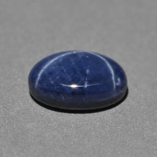 1.30克拉天然星光蓝宝石，椭圆形切割，7.1×5.2毫米，不透明