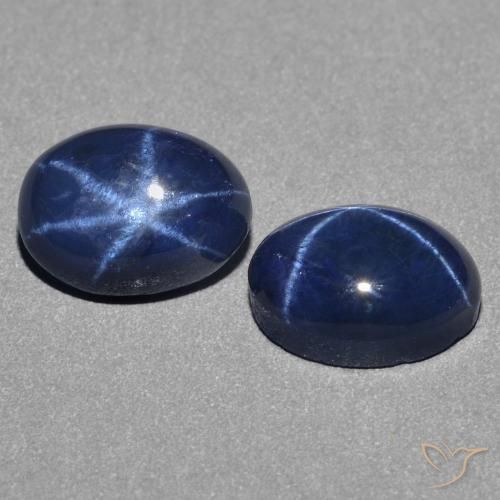 3.03克拉天然星光蓝宝石，椭圆形，不透明