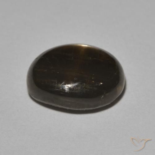 5.24克拉天然星光蓝宝石，椭圆形，不透明