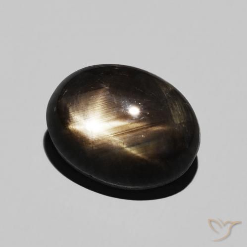 6.52克拉天然星光蓝宝石，椭圆形，不透明