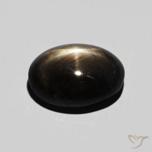 6.52克拉天然星光蓝宝石，椭圆形，不透明