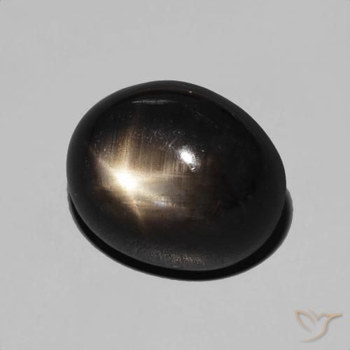 7.84克拉天然星光蓝宝石，椭圆形，不透明