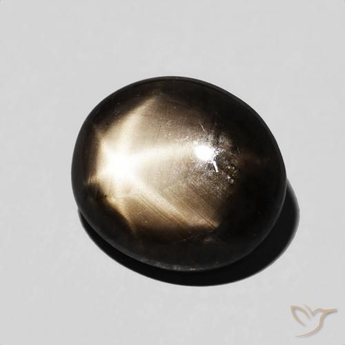 7.12克拉天然星光蓝宝石，椭圆形，不透明