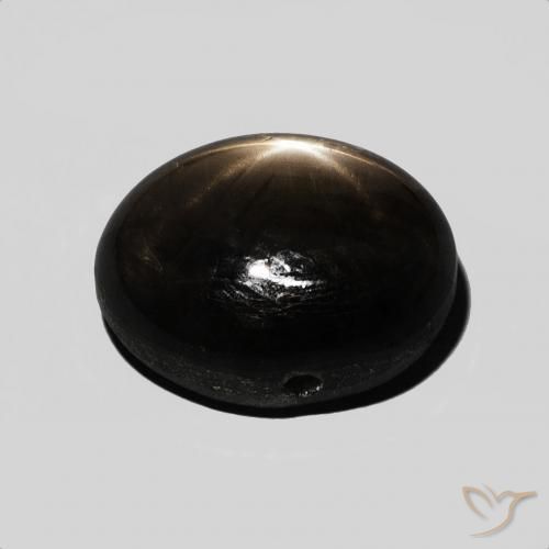 7.59克拉天然星光蓝宝石，椭圆形，不透明