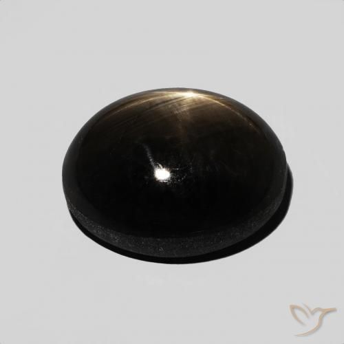 6.83克拉天然星光蓝宝石，椭圆形，不透明
