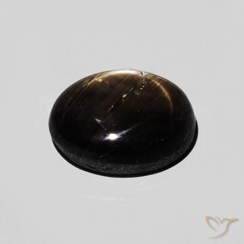 2.97克拉天然星光蓝宝石，椭圆形，不透明
