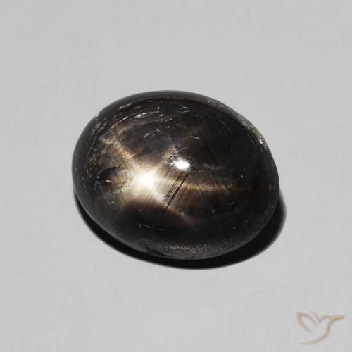 3.50克拉天然星光蓝宝石，椭圆形，不透明