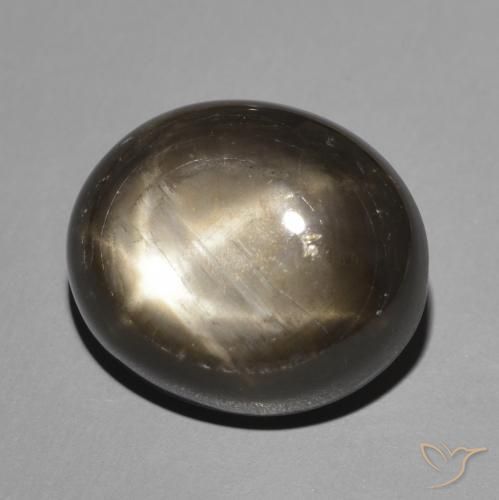 8.65克拉天然星光蓝宝石，椭圆形，不透明