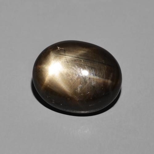 7.64克拉天然星光蓝宝石，椭圆形，不透明