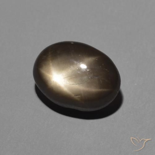 2.45克拉天然星光蓝宝石，椭圆形，不透明