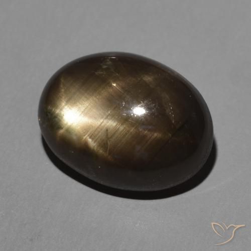 3.95克拉天然星光蓝宝石，椭圆形，不透明