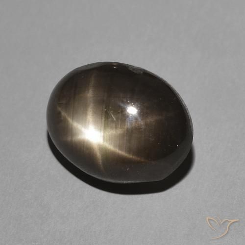 3.50克拉天然星光蓝宝石，椭圆形，不透明