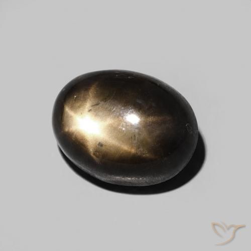 5.40克拉天然星光蓝宝石，椭圆形，不透明