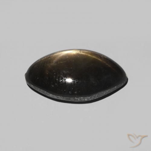 3.28克拉天然星光蓝宝石，榄尖形，不透明