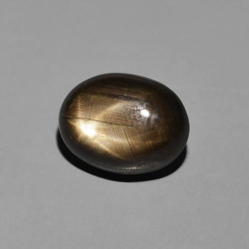 5.94克拉天然星光蓝宝石，椭圆形，不透明