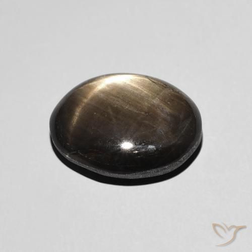 4.38克拉天然星光蓝宝石，椭圆形，不透明