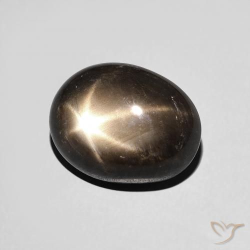 5.51克拉天然星光蓝宝石，椭圆形，不透明