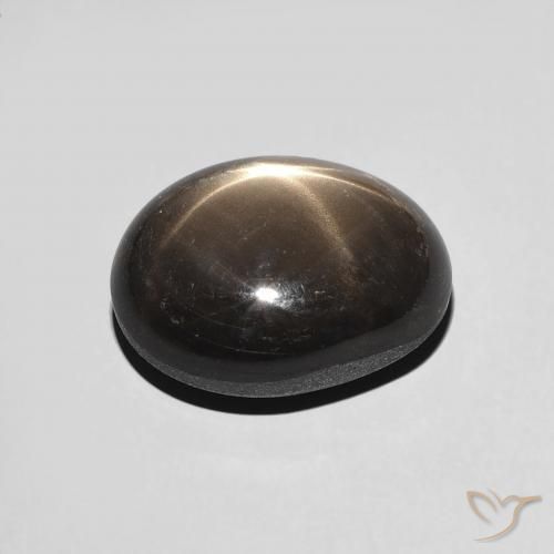 5.51克拉天然星光蓝宝石，椭圆形，不透明