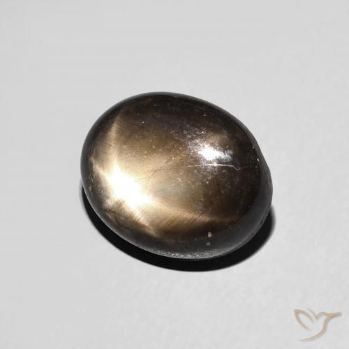 4.45克拉天然星光蓝宝石，椭圆形，不透明