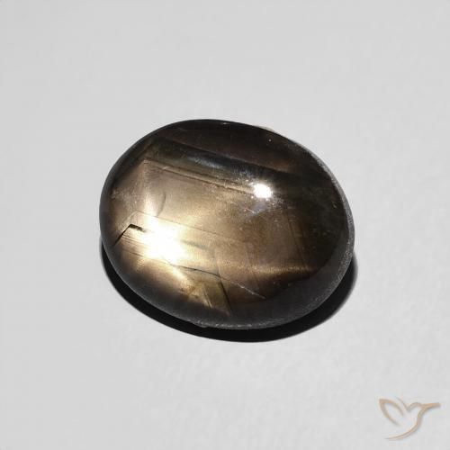 3.97克拉天然星光蓝宝石，椭圆形，不透明