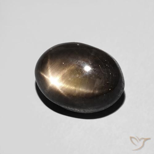 4.05克拉天然星光蓝宝石，椭圆形，不透明