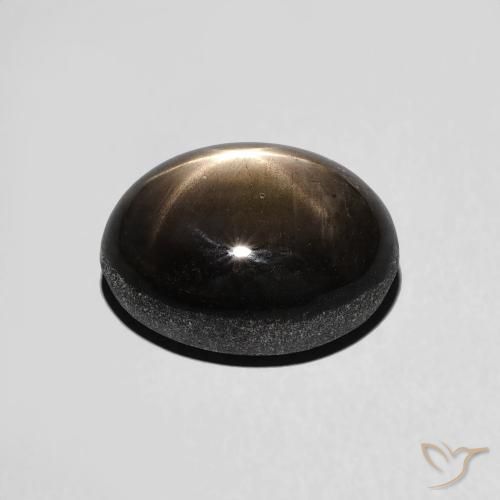 4.05克拉天然星光蓝宝石，椭圆形，不透明