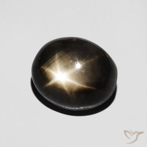 2.77克拉天然星光蓝宝石，椭圆形，不透明