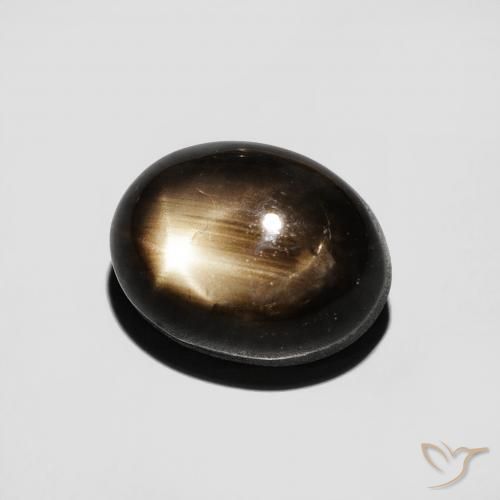 4.91克拉天然星光蓝宝石，椭圆形，不透明