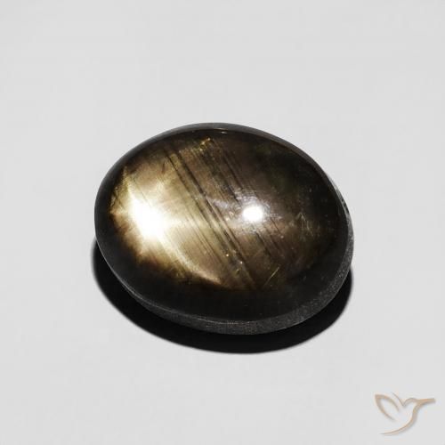 5.20克拉天然星光蓝宝石，椭圆形，不透明