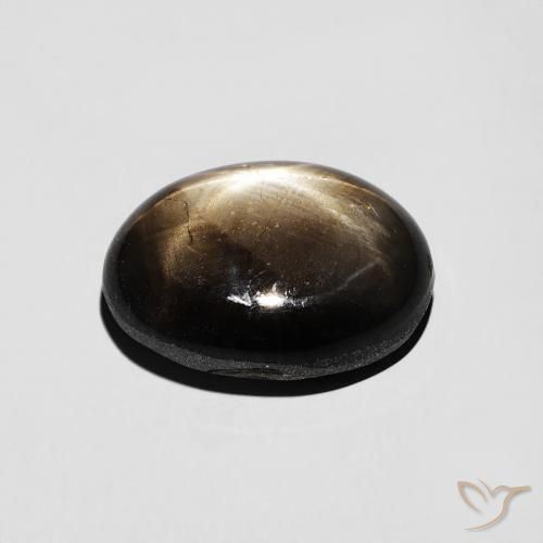 4.49克拉天然星光蓝宝石，椭圆形，不透明
