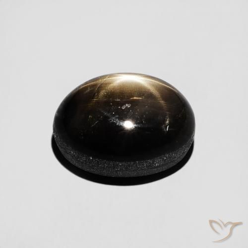 4.30克拉天然星光蓝宝石，椭圆形，不透明